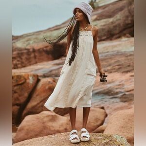 Spell Cream Midi Dress